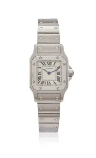 Cartier Santos Galbée 1565 Stainless steel Silver