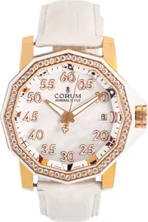 Corum Admiral's Cup 082.951.85/0089PN34 Rose gold White