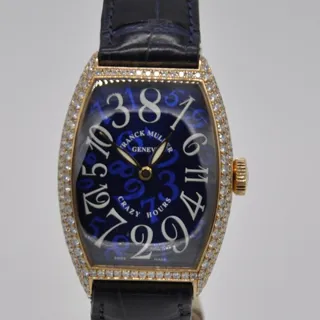 Franck Muller Crazy Hours 5850 CH 45mm Rose gold Silver