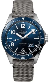 Glashütte Spezialist 1-36-13-02-81-34 Stainless steel Blue