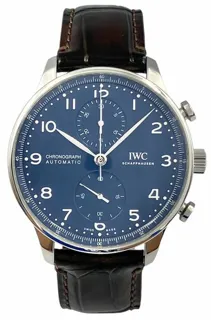 IWC Portuguese IW371601 41mm Stainless steel Blue