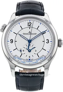 Jaeger-LeCoultre Master Geographic 1428530 brushed/polished steel Silver