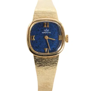 Marvin 14k yellow gold Blue