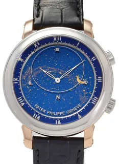 Patek Philippe Celestial 5102PR-001 43mm Platinum and Rose gold Blue