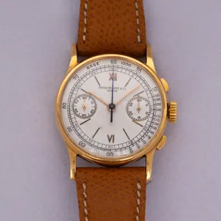 Patek Philippe 130J 18k yellow gold White