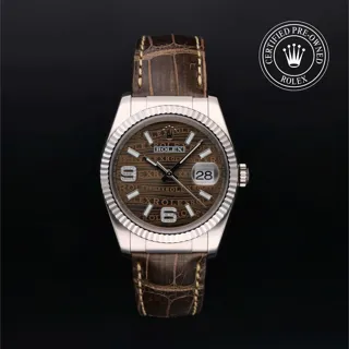 Rolex Datejust 36 116139 White gold Bronze