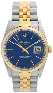 Rolex Datejust 36 16233 Stainless steel Blue