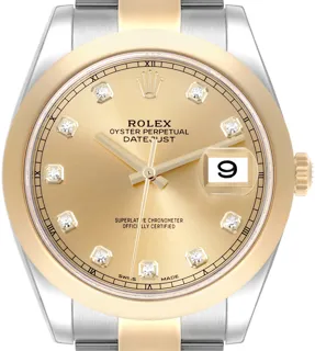 Rolex Datejust 41 126303 Stainless steel and 18k yellow gold Champagne