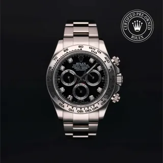 Rolex Daytona 116509-0055 White gold Black