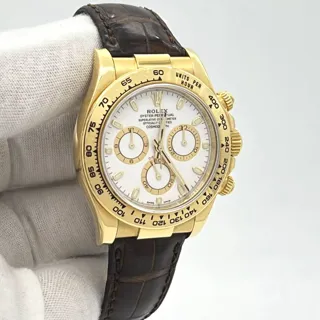 Rolex Daytona 116518 Yellow gold White