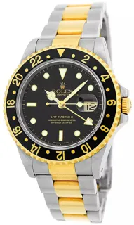 Rolex GMT-Master II 16713 Yellow gold and Stainless steel Black