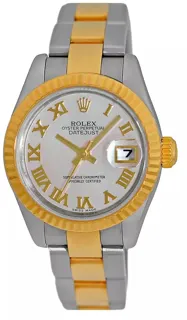 Rolex Lady-Datejust 79173 Yellow gold and Stainless steel White