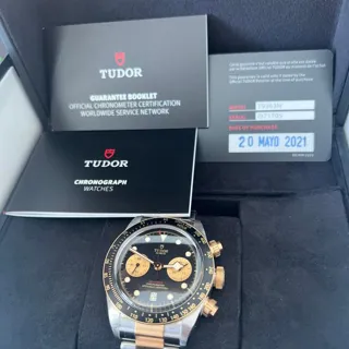 Tudor Black Bay Chrono S&G M79363N-0001 41mm Yellow gold and Stainless steel Black