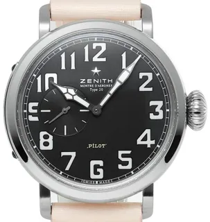 Zenith Pilot 03.1930.681/21.C723 40mm Stainless steel Black