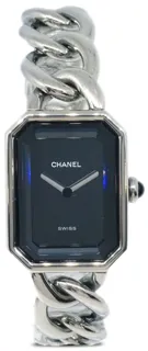 Chanel Première Stainless steel Black