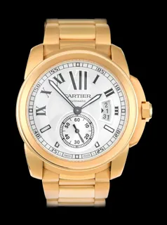 Cartier Calibre de Cartier 3300 18k rose gold Silver