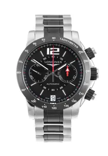 Longines Admiral L3.667.4 Ceramic and Stainless steel Black