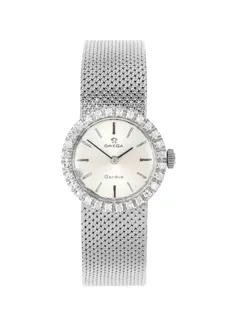 Omega 18k white gold Silver