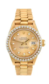 Rolex Datejust 69178/69000A 18k yellow gold Champagne