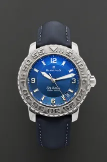 Blancpain Fifty Fathoms 18k white gold Blue