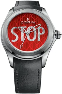 Corum Bubble Stop 082.310.20/0601 ST01 Stainless steel Red