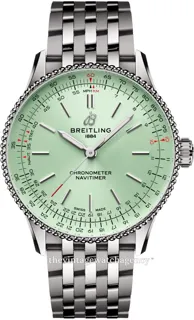 Breitling Navitimer A17327361L1A1 Stainless steel Green