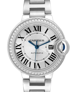 Cartier Ballon Bleu 33mm W4BB0016 Stainless steel Silver