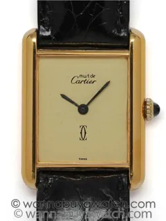 Cartier Tank Louis Vermeil Cream