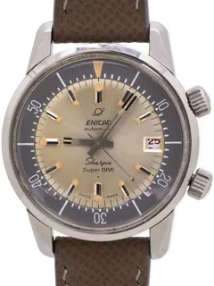 Enicar Sherpa Super-Dive 2342 Stainless steel Taupe