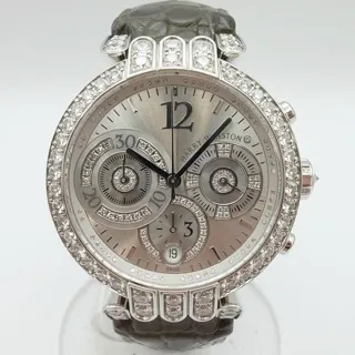 Harry Winston Premier 200/UCA39W 39mm White gold Silver