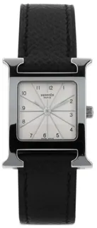 Hermès Heure H 412393 Stainless steel White