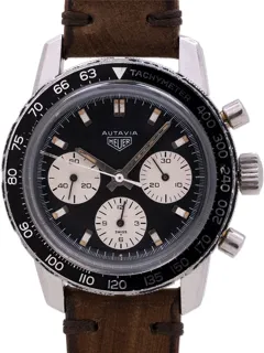 Heuer Autavia 2446C Stainless steel Black