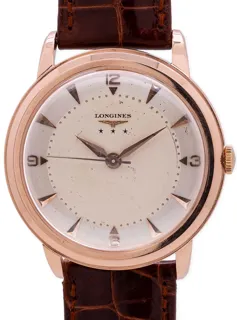 Longines Dress Model 6337-2 18k rose gold Silver