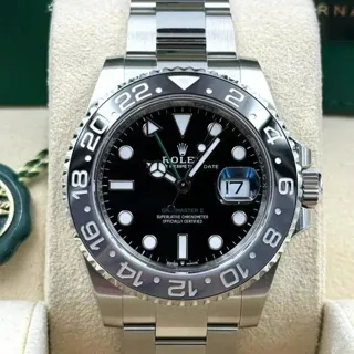 Rolex GMT-Master II 126710GRNR-0004 Ceramic and Stainless steel Black