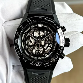 TAG Heuer Carrera Calibre HEUER 01 CAR2A90.FT6071 Ceramic and Titanium and Stainless steel Skeletonized