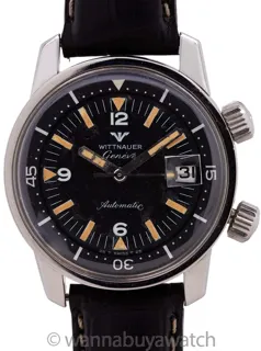 Wittnauer Divers 8007 Stainless steel Black