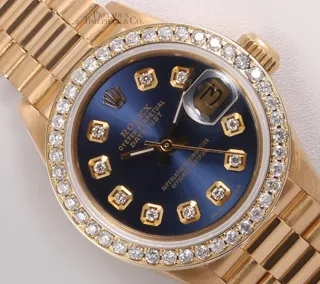 Rolex President 18k yellow gold Blue