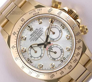 Rolex Daytona 116528 Yellow gold White