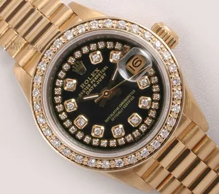 Rolex President 26mm Yellow gold Black