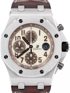 Audemars Piguet Royal Oak Offshore 26470ST.OO.A801CR.01 Ceramic and Stainless steel Beige