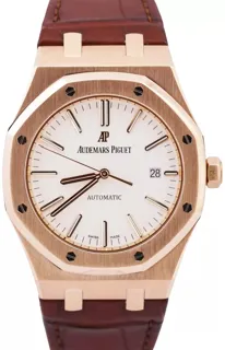 Audemars Piguet Royal Oak 15400OR.OO.D088CR.01 Rose gold Silver