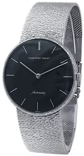 Audemars Piguet Vintage 18k white gold Black