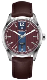 Hamilton Broadway H43515875 42mm Stainless steel Burgundy