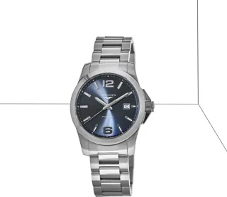 Longines Conquest L3.759.4.96.6 Stainless steel Blue