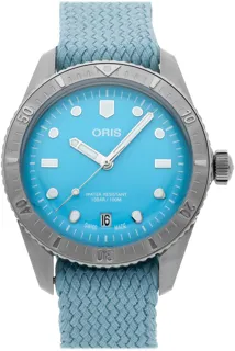 Oris Divers 01 733 7771 4055-07 3 19 02S Stainless steel Blue