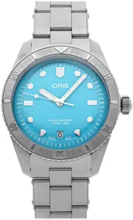 Oris Divers 01 733 7771 4055-07 8 19 18 Stainless steel Blue