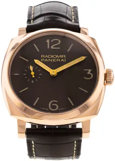 Panerai Radiomir 1940 PAM 00513 Red gold Brown