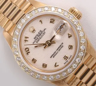 Rolex President 26mm Yellow gold White