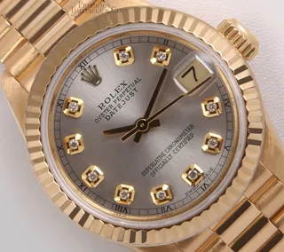 Rolex President 26mm 18k yellow gold Silver