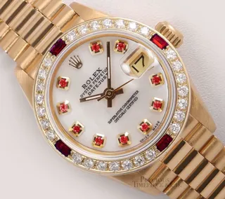 Rolex President 26mm 18k yellow gold White